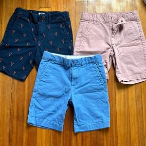 Bundle of 3 Boys Shorts, JCrew and Old Navy Great condition!